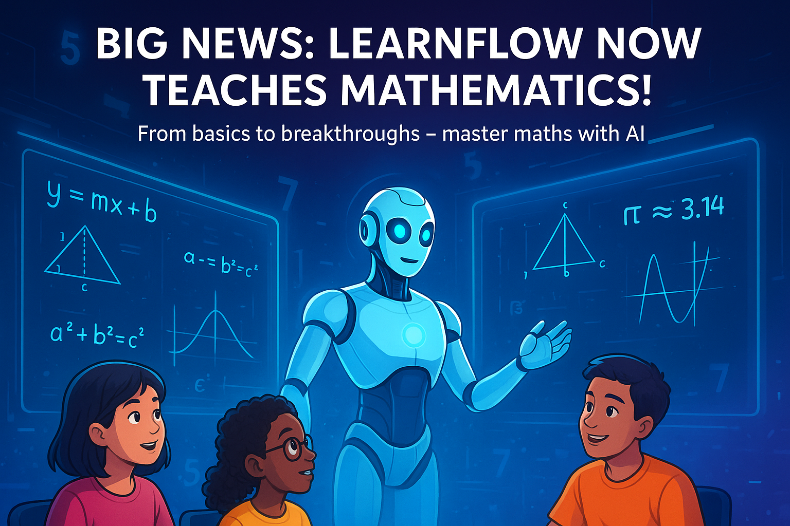 Big News: LearnFlow Now Teaches Mathematics!